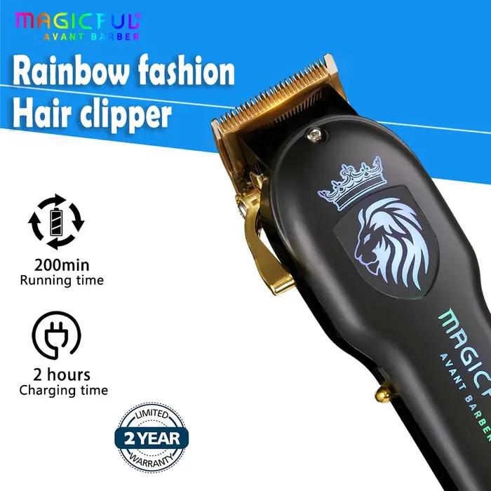 MAGICFUL nouvelle tondeuse à cheveux professionnelle tondeuse électrique Rechargeable pour hommes ba