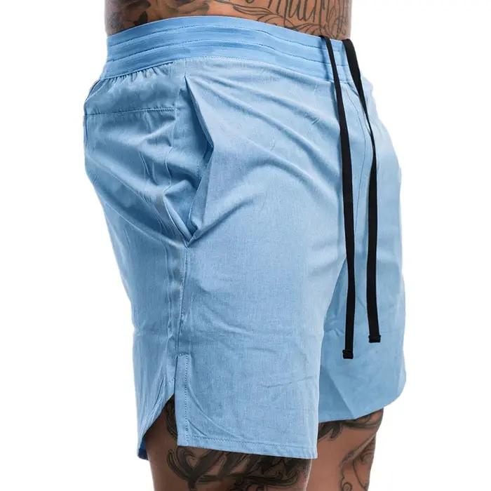 2025 nouveaux hommes Fitness musculation Shorts homme été gymnases entraînement mâle respirant sécha