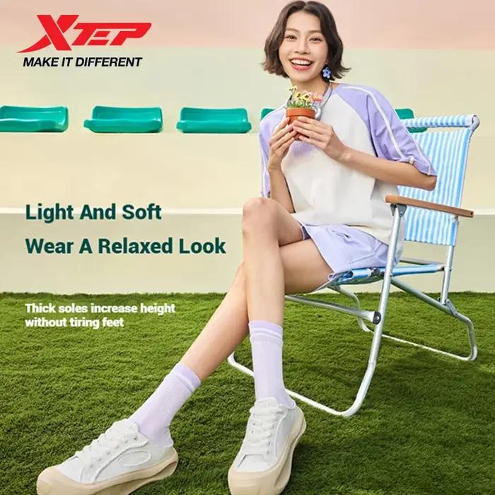 Xtep-Chaussures de skate décontractées Starfall pour femmes, chaussures de skateboard confortables,