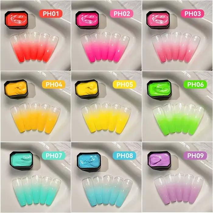 UR SUGAR 4 en 1 Pat peinture Gel vernis à ongles ensemble 9 couleurs Semi Permanent tremper UV LED o