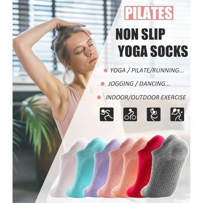 Chaussettes de yoga antidérapantes pour femmes confortables et respirantes pour yoga pilates et fitness