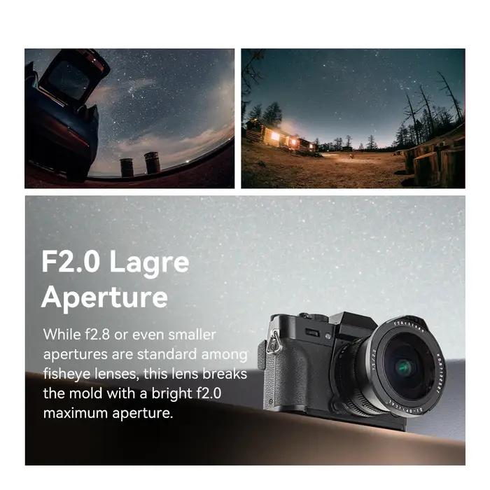 TTArtisan APS-C 7.5mm Ustensiles de cuisine Fisheye Objectif pour la photographie de portrait avec N