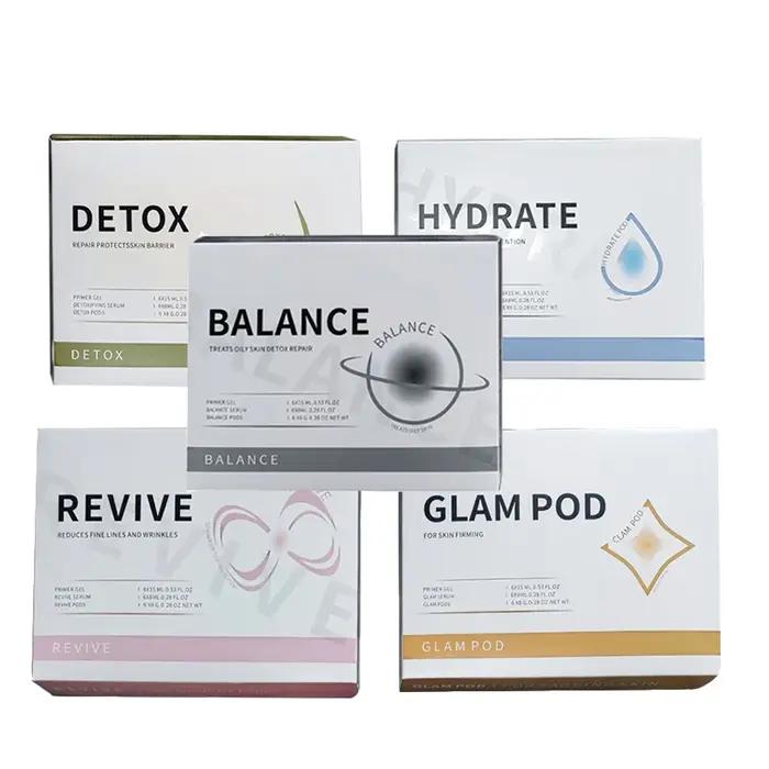 7 Types d'oxygène Jet Spa Capsule sérum Gel visage CO2 oxygène bulle Machine Massage du visage exfol
