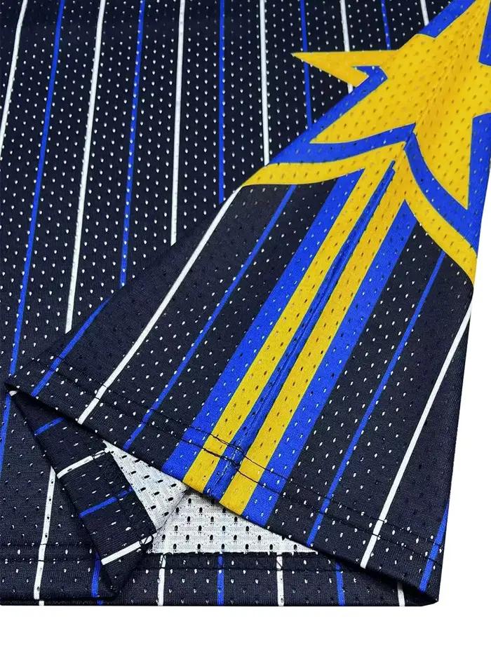 Maillot de basket-ball pour hommes avec lettres et numéros brodés, débardeur ample et respirant sans