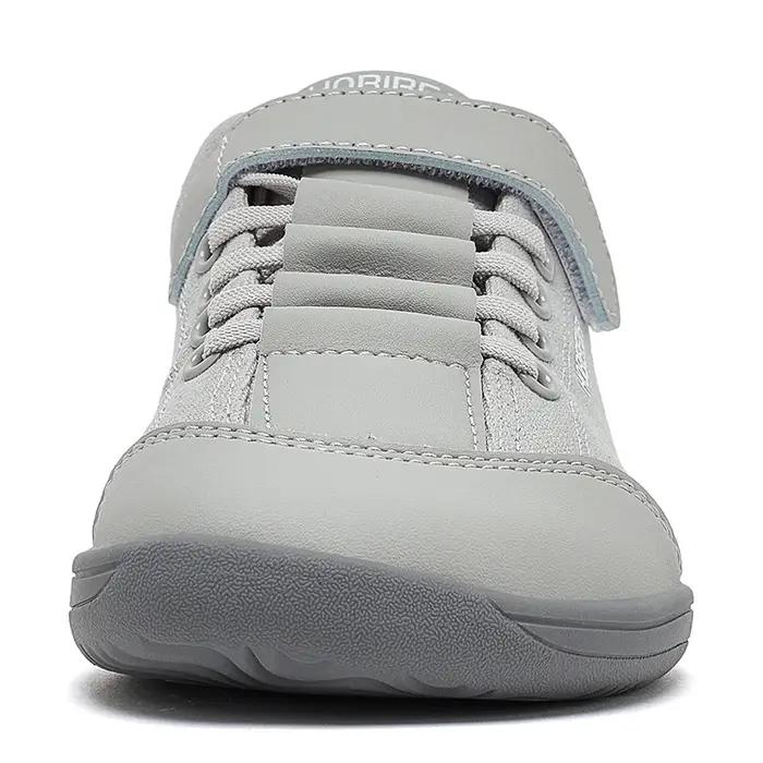 HOBIBEAR enfants chaussures pieds nus bout large zéro chute marche minimaliste Sneaker en cuir artif