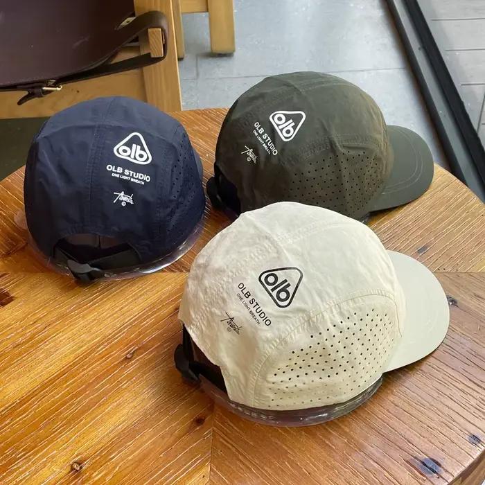 Casquette de baseball en maille à séchage rapide à bord court – Pare-soleil léger et respirant avec
