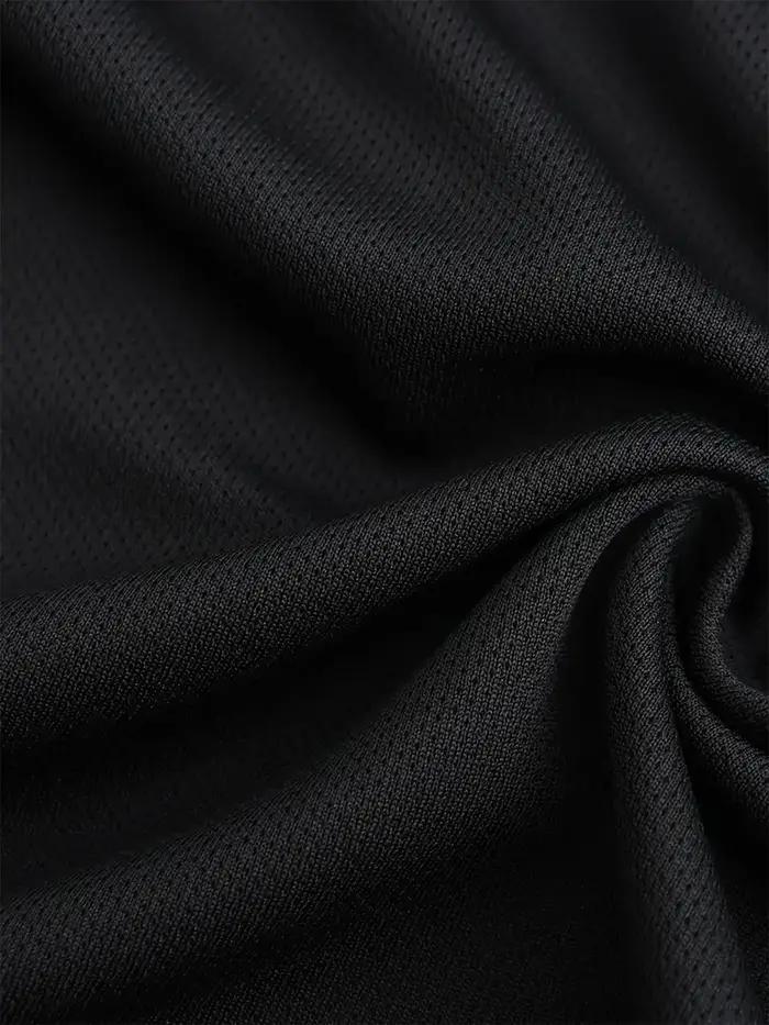 Chemise à col rond à manches longues pour homme, haut de fitness à séchage rapide, chemise de sport