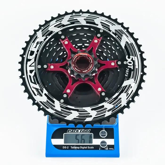 Cassette VTT légère Alpha 11s ZRACE 11-46T 50T 52T noir - Roue libre 11 vitesses vélo montagne