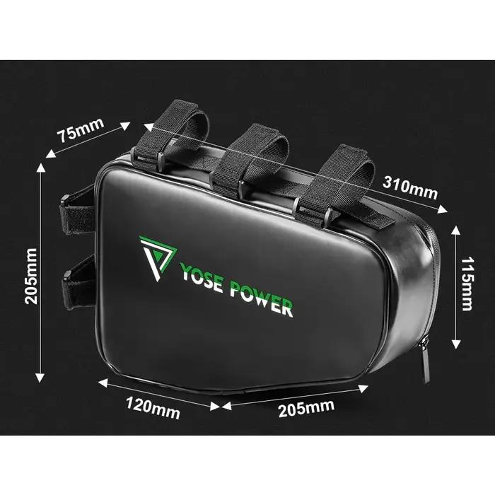 YOSE POWER – sac de batterie Lithium pour vélo électrique, étanche à l'eau et à la poussière, sacoch