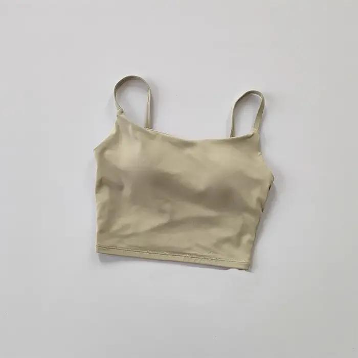 Gilet à bretelles intégré femme sous-vêtements sport soutien-gorge beauté dos fitness
