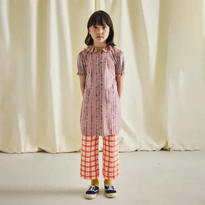 Robe d'été pour enfants, haut de style ferme MP pour filles, ensemble haut de l'industrie lourde, co