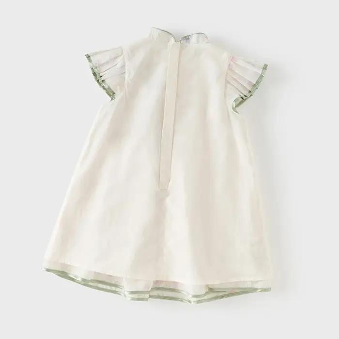Robe de princesse d'été pour enfants Dave Bella, robe à fleurs à manches courtes pour filles, style