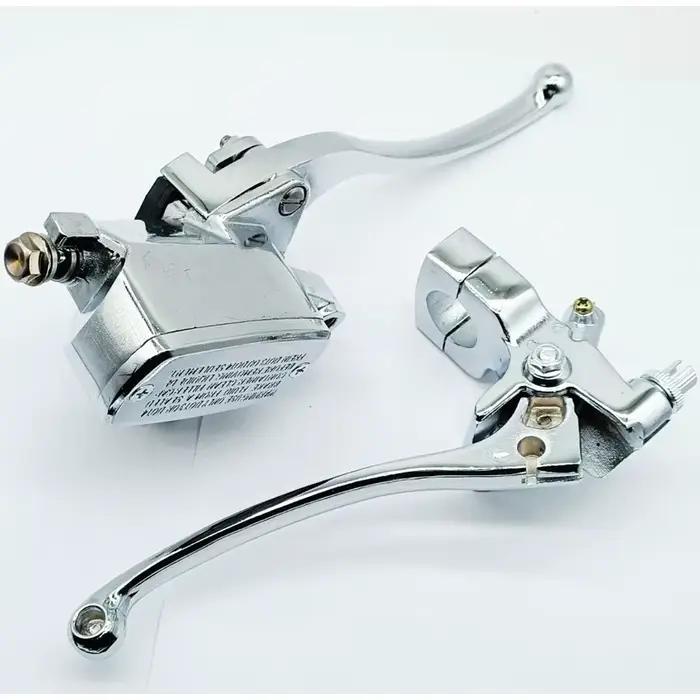 Maître-cylindre de levier d'embrayage de frein hydraulique pour galvanoplastie de 25MM adapté à Hond