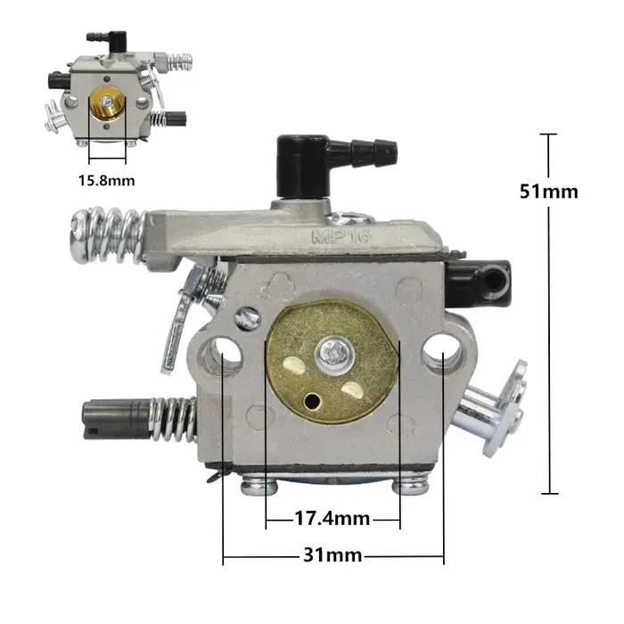 Carburateur de remplacement pour 5800 5200 4500 45cc 52cc 58cc, pièces de tronçonneuse, accessoires