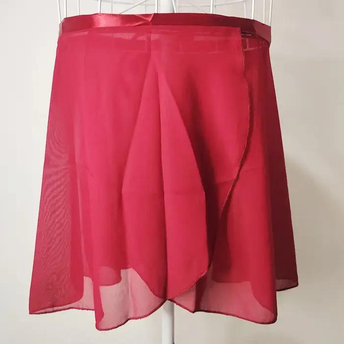 Jupe Ballet CLYFAN en mousseline de soie - Lacets élégants - Adultes et filles