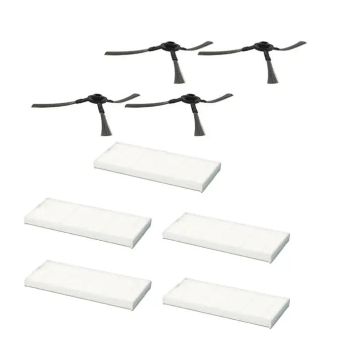 Pièces de rechange pour aspirateur Robot Vileda VR 201 VR201 PetPro, filtre HEPA, brosse latérale