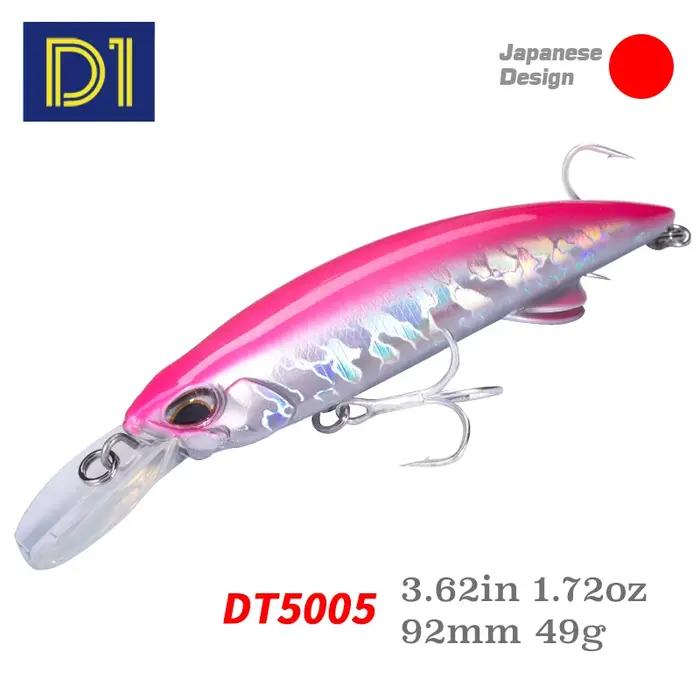 D1 leurres de pêche méné lourd 92mm/49g 110mm/60g coulant Laser artificiel dur Wobblers appâts pour