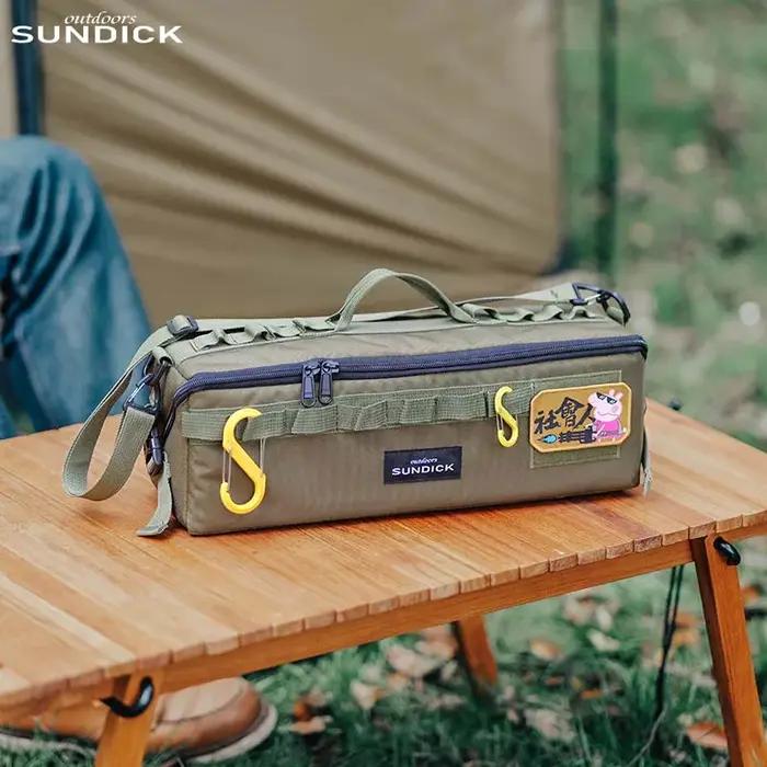Sac de rangement d'outils en option, 3 couleurs, sac de rangement d'outils de camping ouvert, 1 pièc