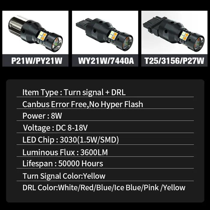 Clignotant LED + feux diurnes DRL, accessoires pour Land Rover Range Rover dehors 1994-2009 2002 200