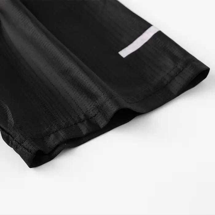 T-shirt de course à manches courtes pour hommes, haut fin en soie glacée, impression réfléchissante,