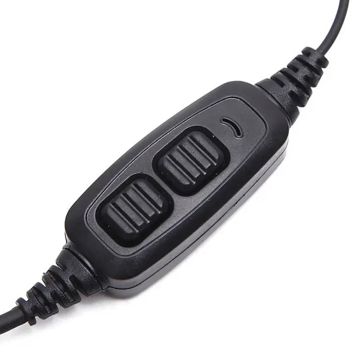Écouteurs double PTT avec Microphone pour écouteurs transmetteur Baofeng BF-UV5R UV82 UV82L UV-89, c