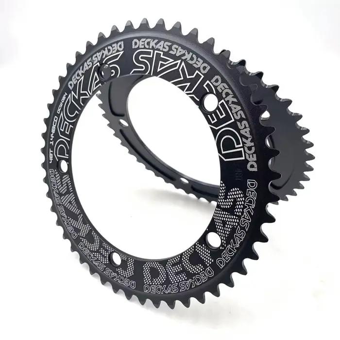 Deckas 144BCD engrenage fixe fixie anneau de chaîne rond vélo de piste 44T-58T dent 144 bcd roue d'e