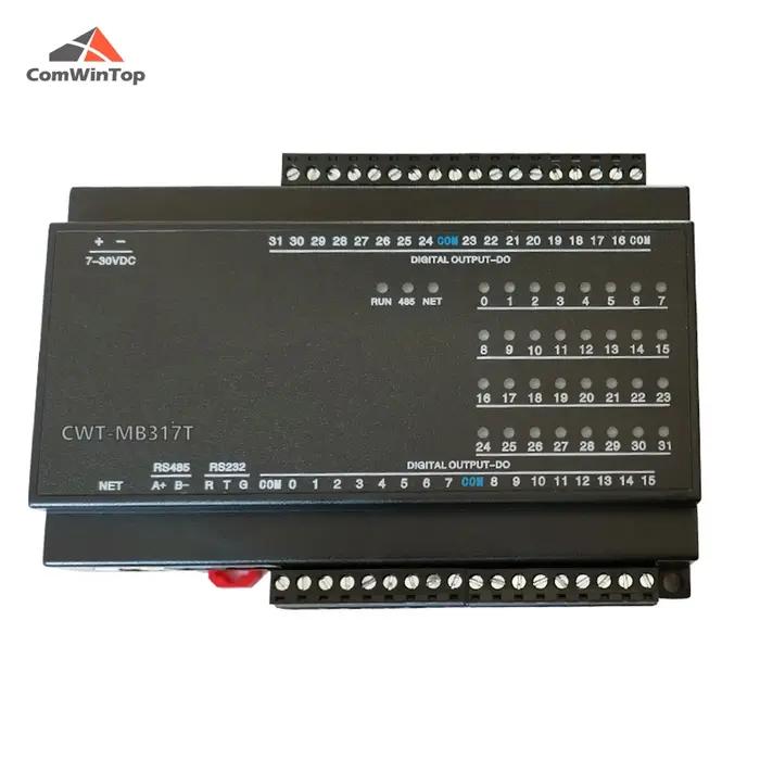 Contrôleur Modbus de sortie de Transistor de sortie numérique 32 canaux CWT-MB317T 32DO(NPN)