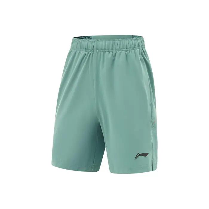 Li-Ning Short de course pour hommes AT DRY 88%Polyester 12%Spandex Coupe régulière Confortable Respi