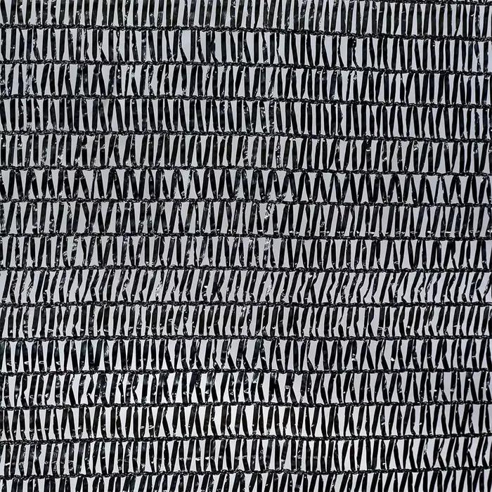 Grille d'ombrage noire à effet de serre avec œillets, crème solaire 70%, 12 pi x 16 pi