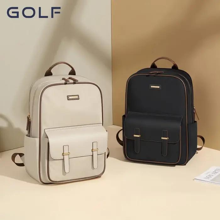 GOLF-Sac à dos Oxford grill pour femme, sac à dos grande capacité pour ordinateur, sac d'école pour