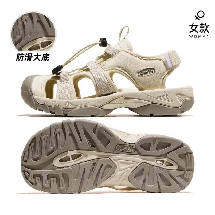 GOLDEN CAMEL-Chaussures Baotou pour femmes, sandales d'extérieur, non ald, résistantes à l'usure, dé