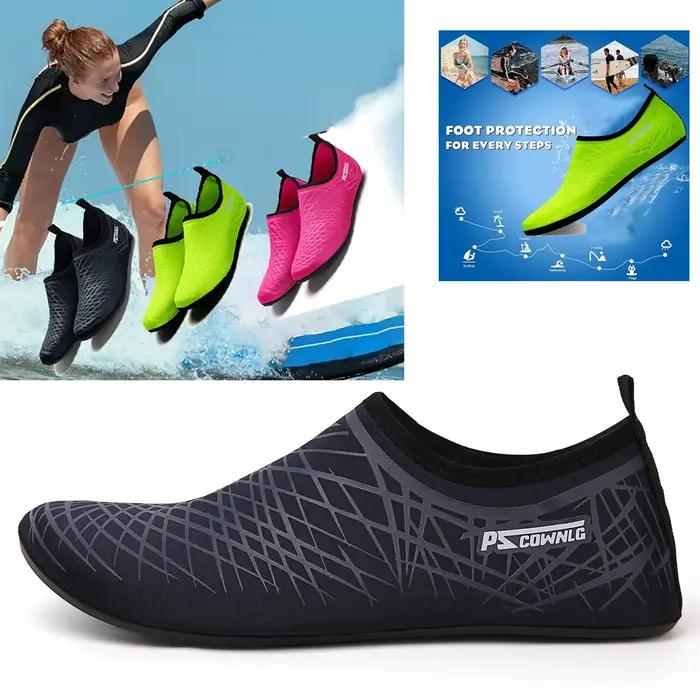Chaussures de plongée femmes Aqua chaussures hommes plage natation Sport nautique chaussettes pieds