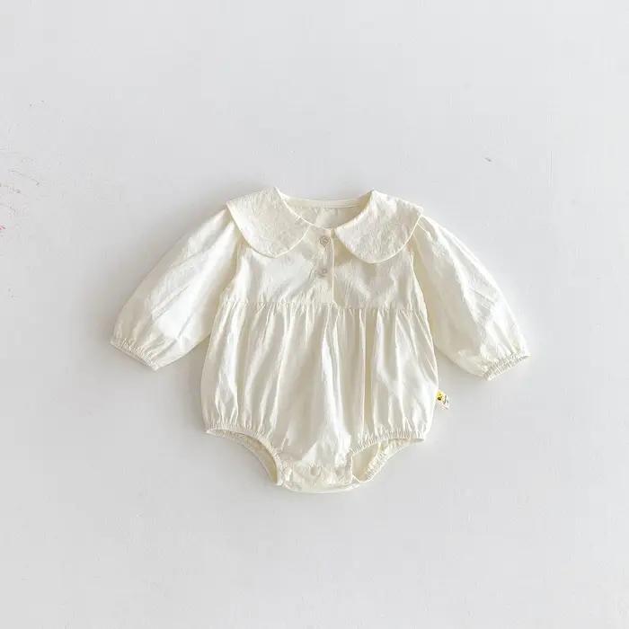 Collection automne 2025 : costume une pièce pour bébé, costume plat élégant pour bébé fille, ensembl