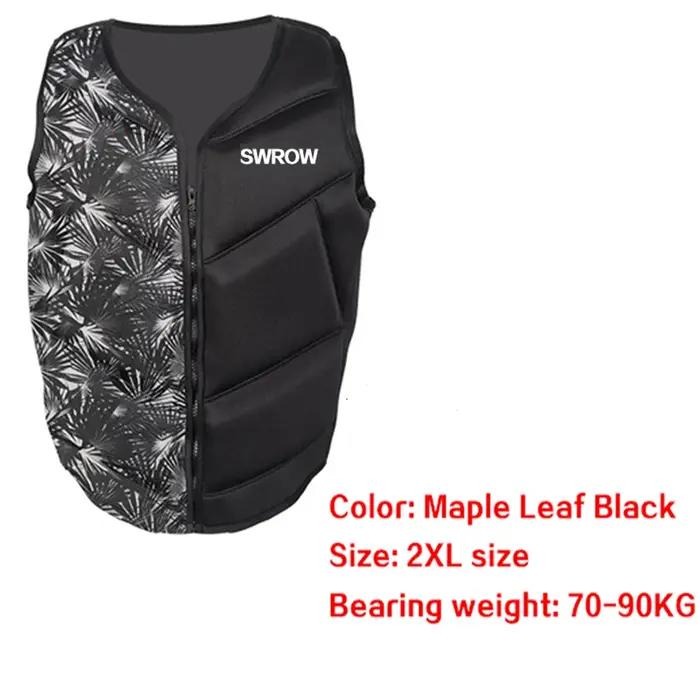 Gilet de sauvetage en néoprène, gilet de pêche, veste d'eau, sport, adultes et enfants, vêtements de