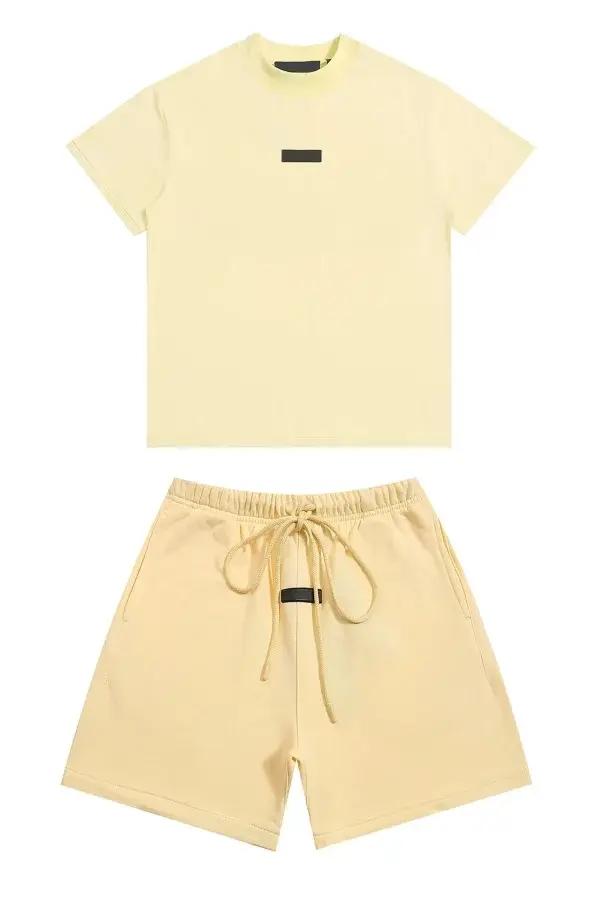 Ensemble T-shirt et short tendance pour homme et femme, collection The Garden, nouvelle coloration,