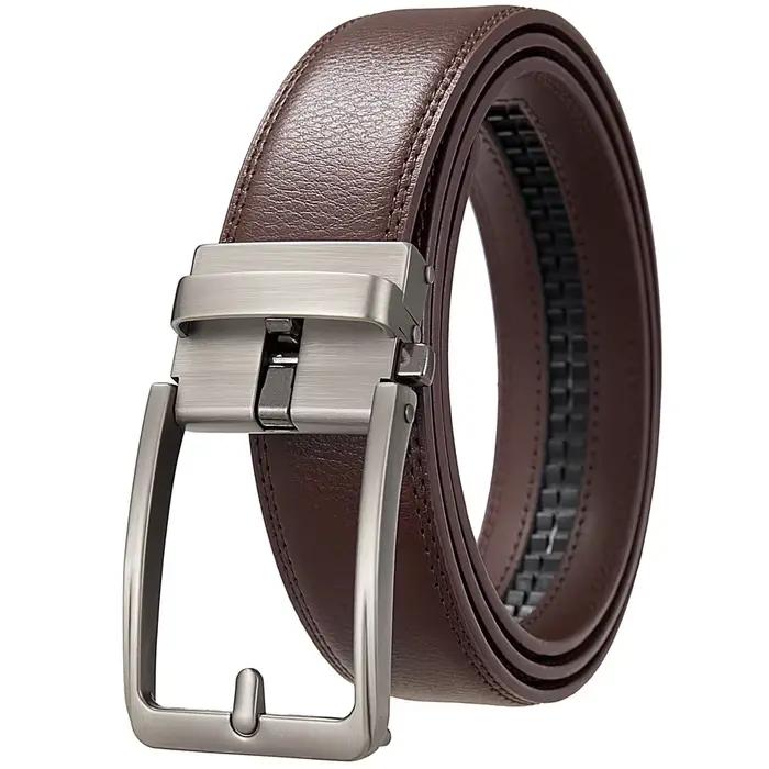 Ceintures clic pour hommes marque de luxe concepteur de mode boucle automatique en cuir véritable ho