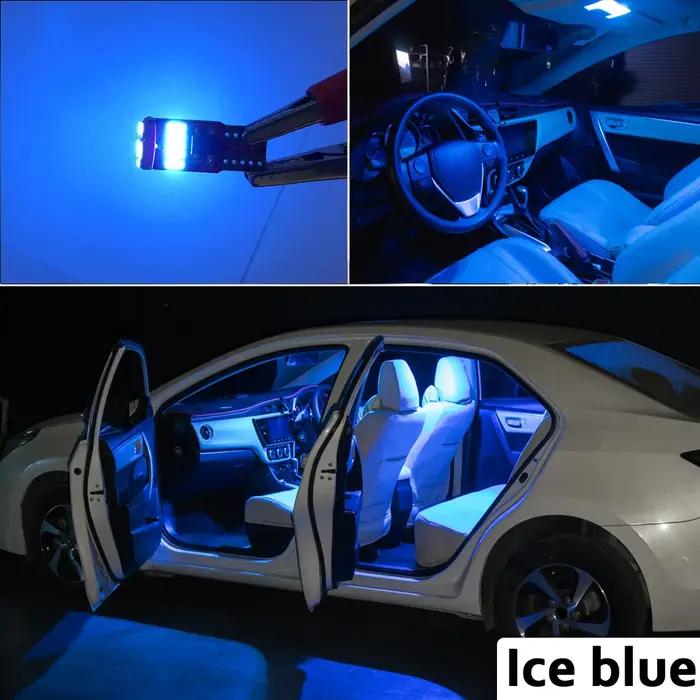 MDNG 8 pièces Kit d'éclairage intérieur LED Canbus pour Mazda 3 2004 2005 2006 2007 2008 2009 lampe