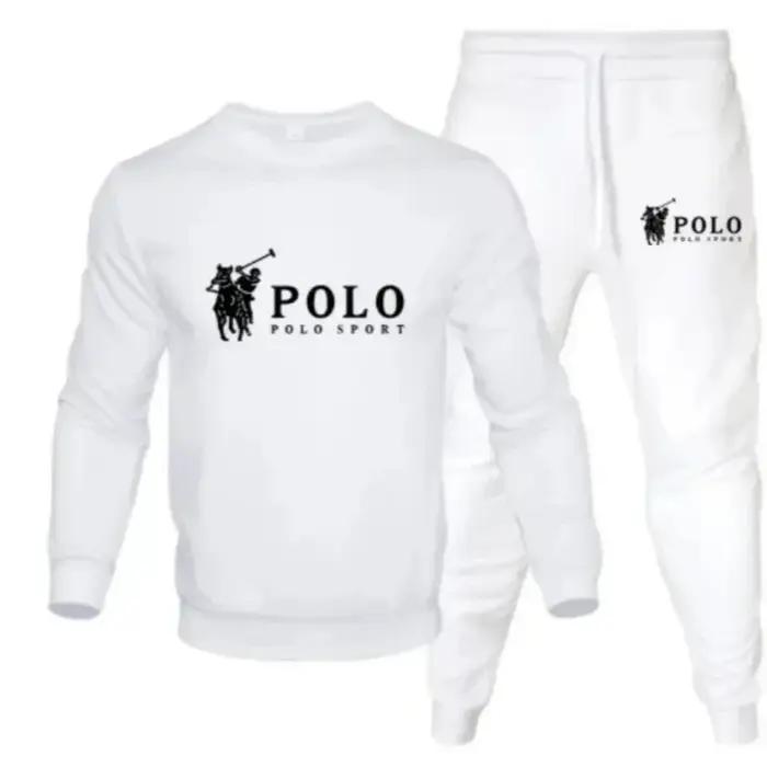 Ensemble d'automne et d'hiver pour hommes, sweat-shirt à col rond et pantalon de jogging, à la mode