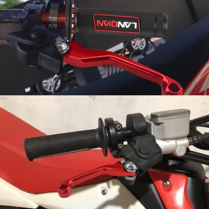 Pour Honda XR230 XR250 XR400 MOTARD BAJA XR650R moto Motocross Pit Dirt Bike Pivot leviers d'embraya