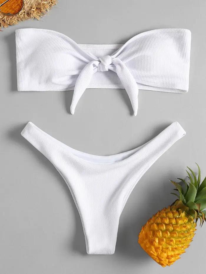nouveau bas de Bikini maillot de bain pour femme taille basse bas solide rouge maillots de bain stri