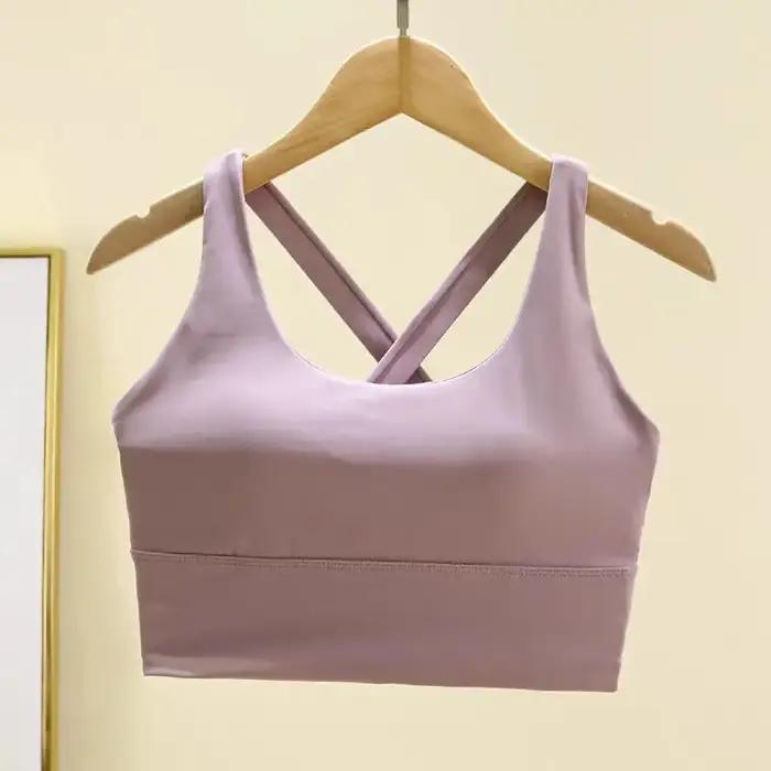 Soutien-gorge sport haute intensité à coussin fixe - Course, Yoga, Fitness - Soutien optimal femme