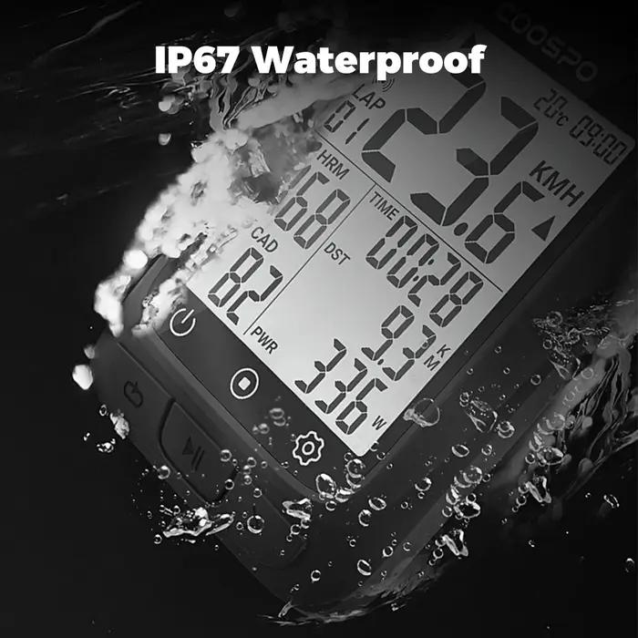 CooSpo – GPS BC107 IPX67 pour vélo, ordinateur de vélo, synchronisation avec les capteurs Stra Ant +