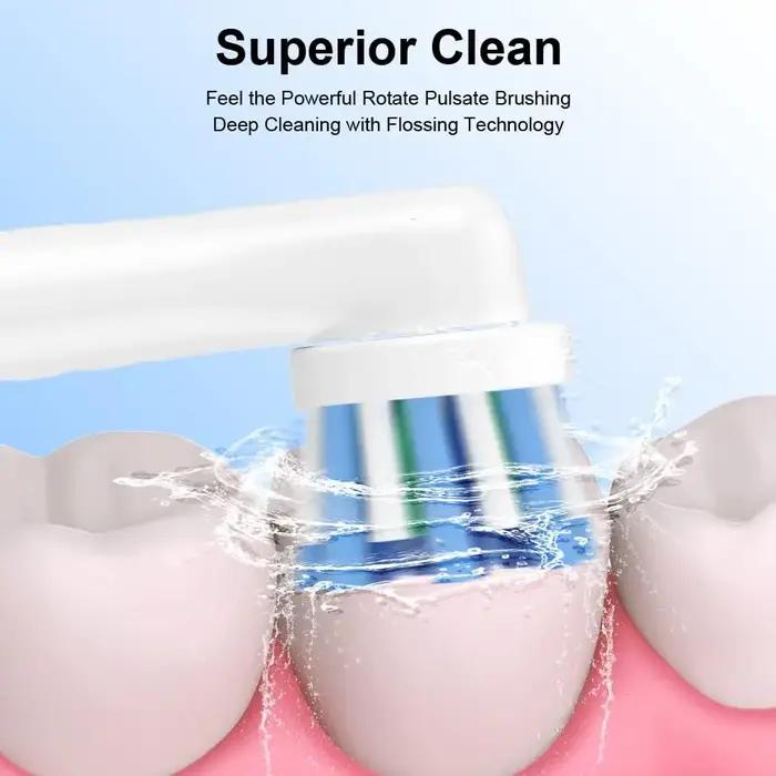 Recharge de têtes de rechange pour brosse électrique Oral B Pro1000 Pro3000 Pro5000 Pro7000 Action d