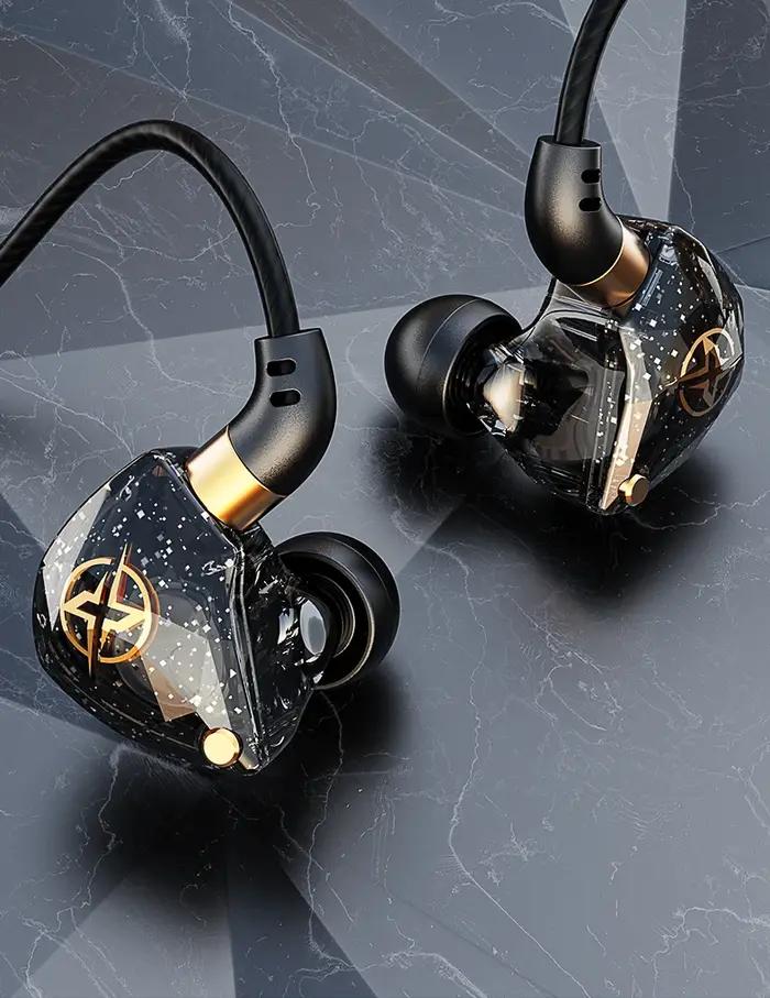 Écouteurs filaires X6 3,5 mm, basses HiFi, stéréo, cadeau pour fille, écouteurs musicaux, casque de