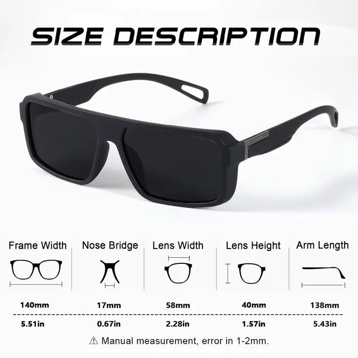 CRIXALIS classique carré lunettes de soleil polarisées pour hommes femmes mode sport lunettes de sol