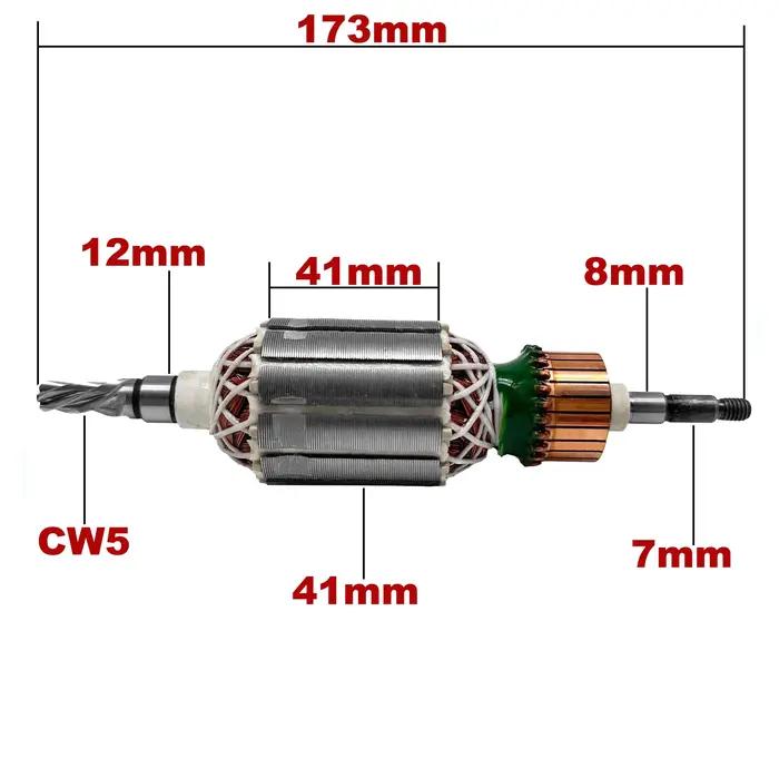 AC 220V 240V HR4000C Induit Rotor pour MAKITA Marteau Perforateur Pièces de rechange Perceuse à perc