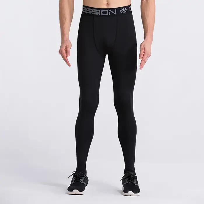 Leggings de Compression de gymnastique pour hommes, pantalons d'entraînement de Sport, collants de c