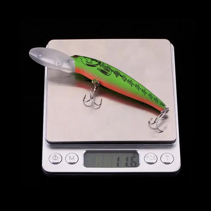 WALK FISH 1 pièces appât dur 115mm 11.6g qualité méné leurre de pêche manivelle Wobble profondeur 3-