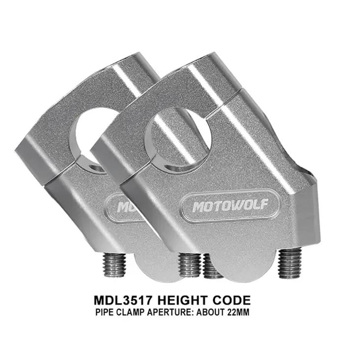 Barre de rehaussement du guidon, 22mm 28mm, pour moto YAMAHA FZ6 S2 FZ 6 FAZER MT-07 MT-09 MT07 MT09