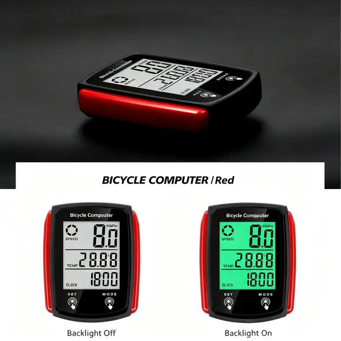Ordinateur de vélo filaire à écran tactile, rétroéclairage LED, compteur de vitesse et odomètre impe